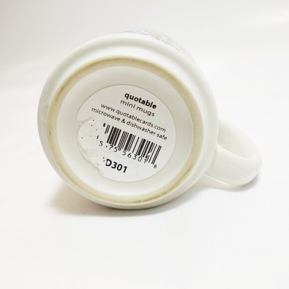 Quotable Mini Mugs Time Flies when you are having fun... EUC - Picture 4 of 6